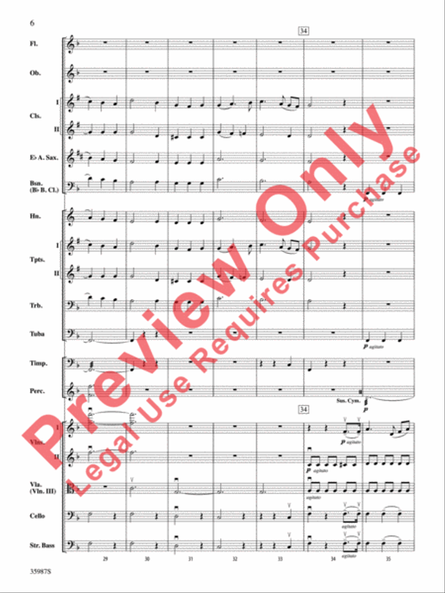 Nocturne Nocturne Full Orchestra scores gallery preview page 7