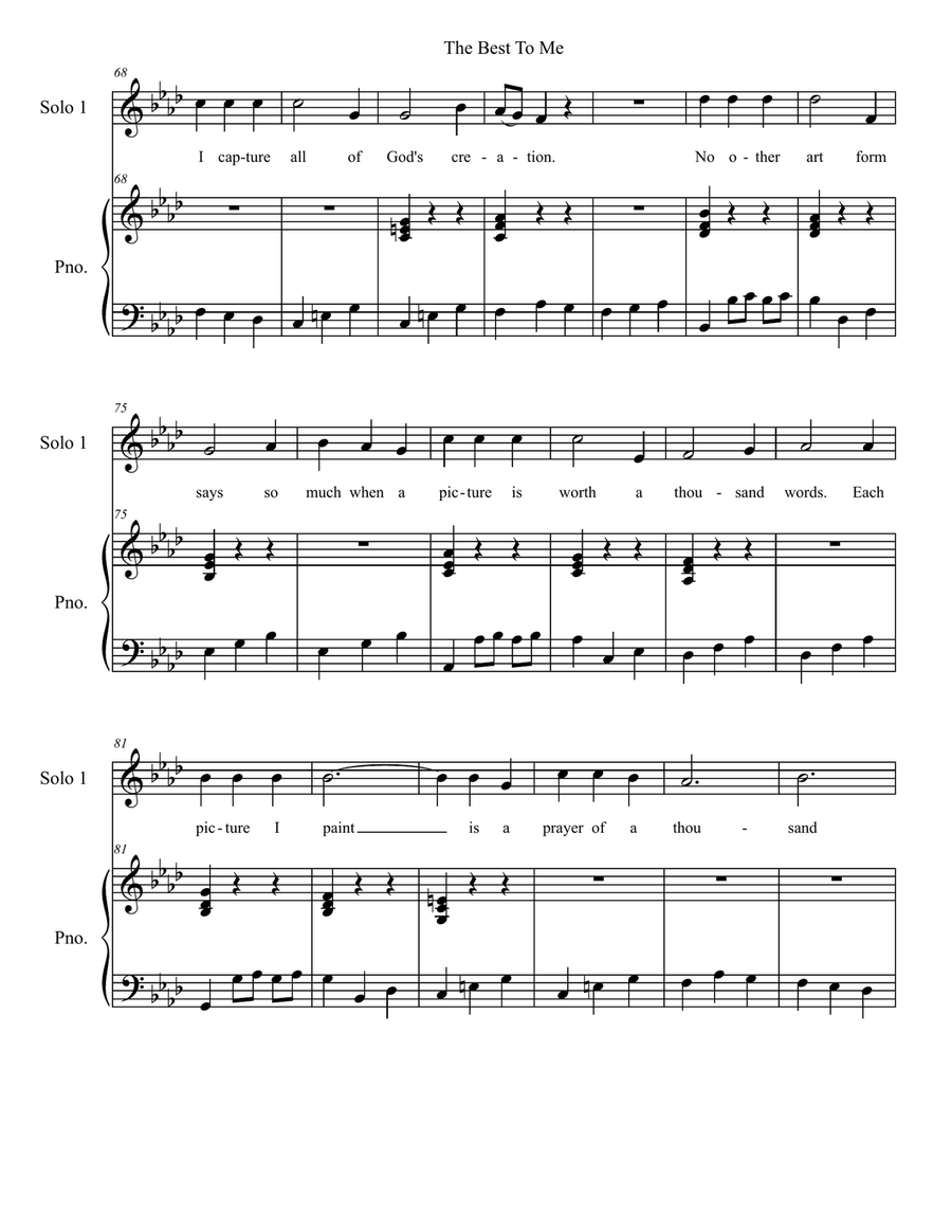 The Best To Me The Best To Me Medium Voice scores gallery preview page 6
