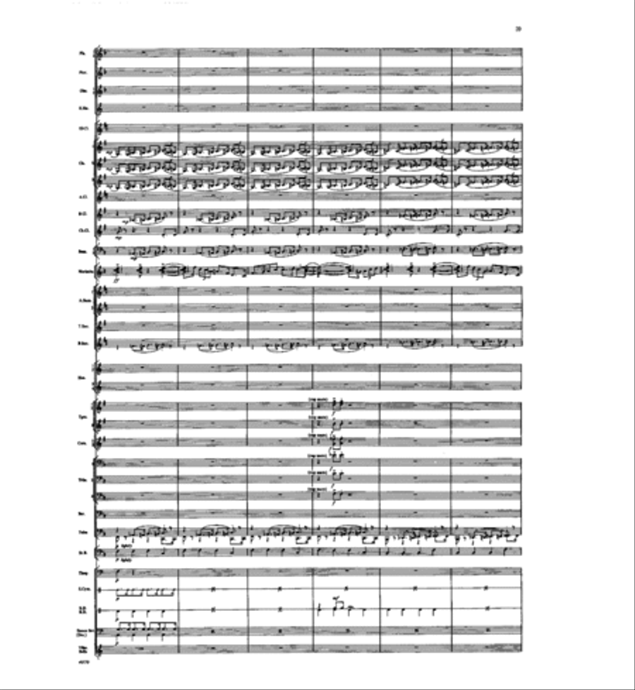 Concertino for Marimba and Winds Concert Band scores gallery preview page 37