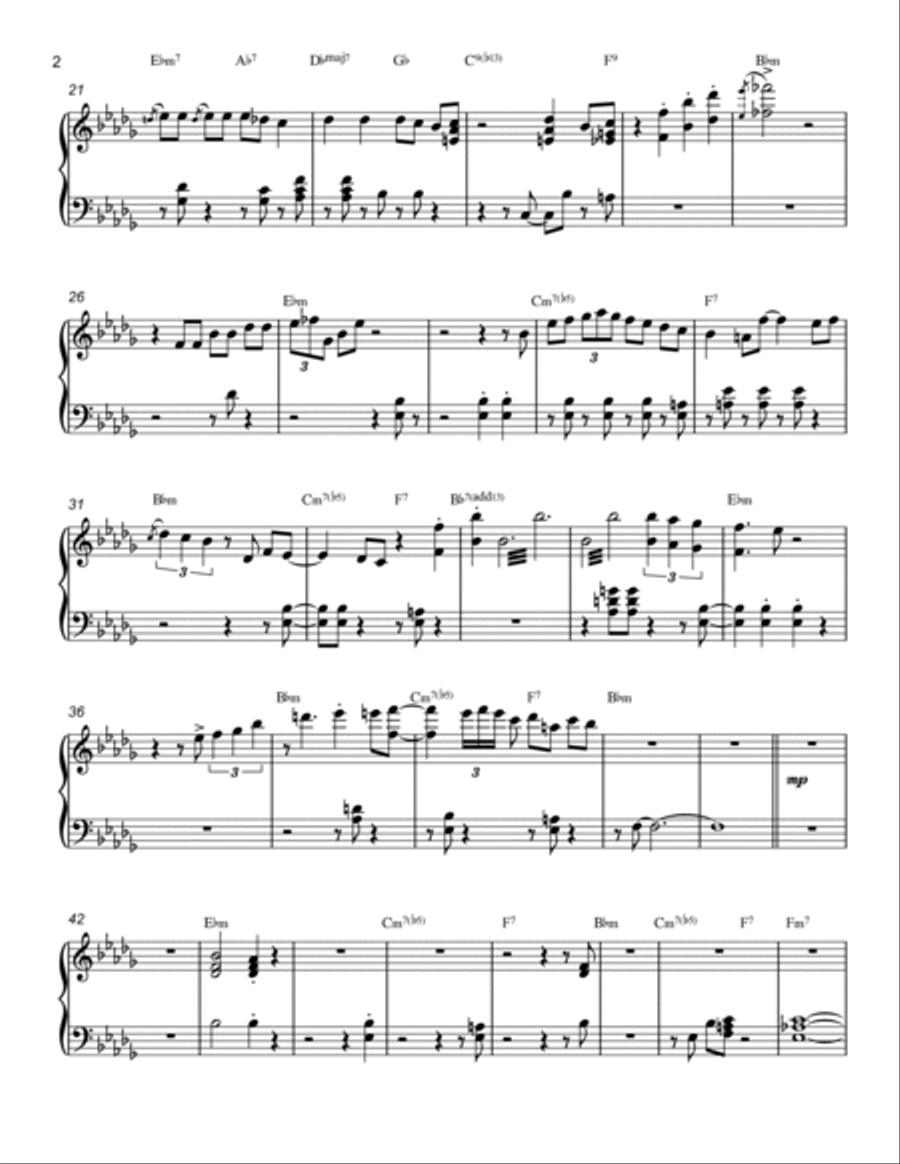 Besame Mucho Besame Mucho Piano Solo scores gallery preview page 2