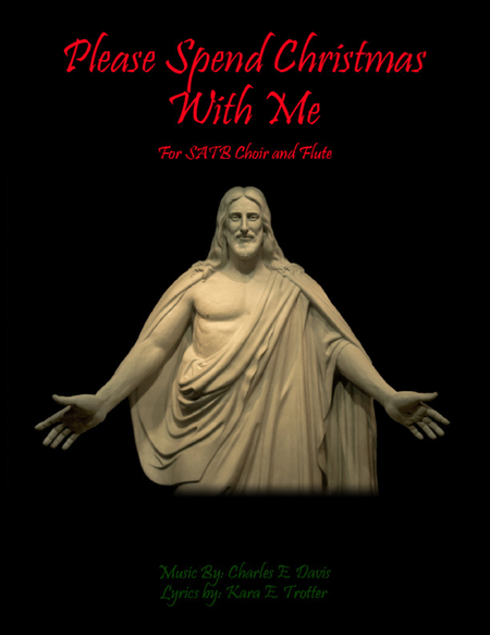 Please Spend Christmas With Me - SATB Choir and Flute image number null
