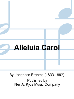 Book cover for Alleluia Carol