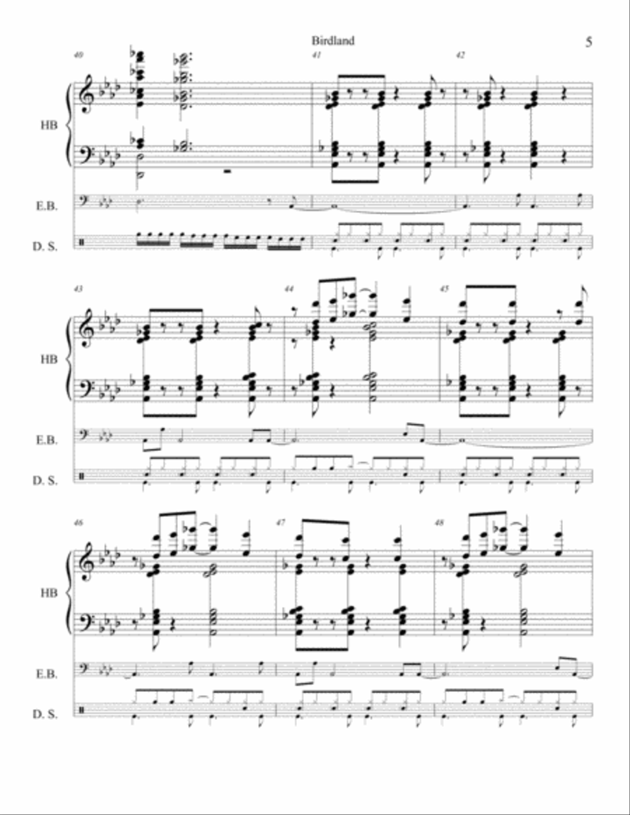 Birdland Handbell Choir scores gallery preview page 5