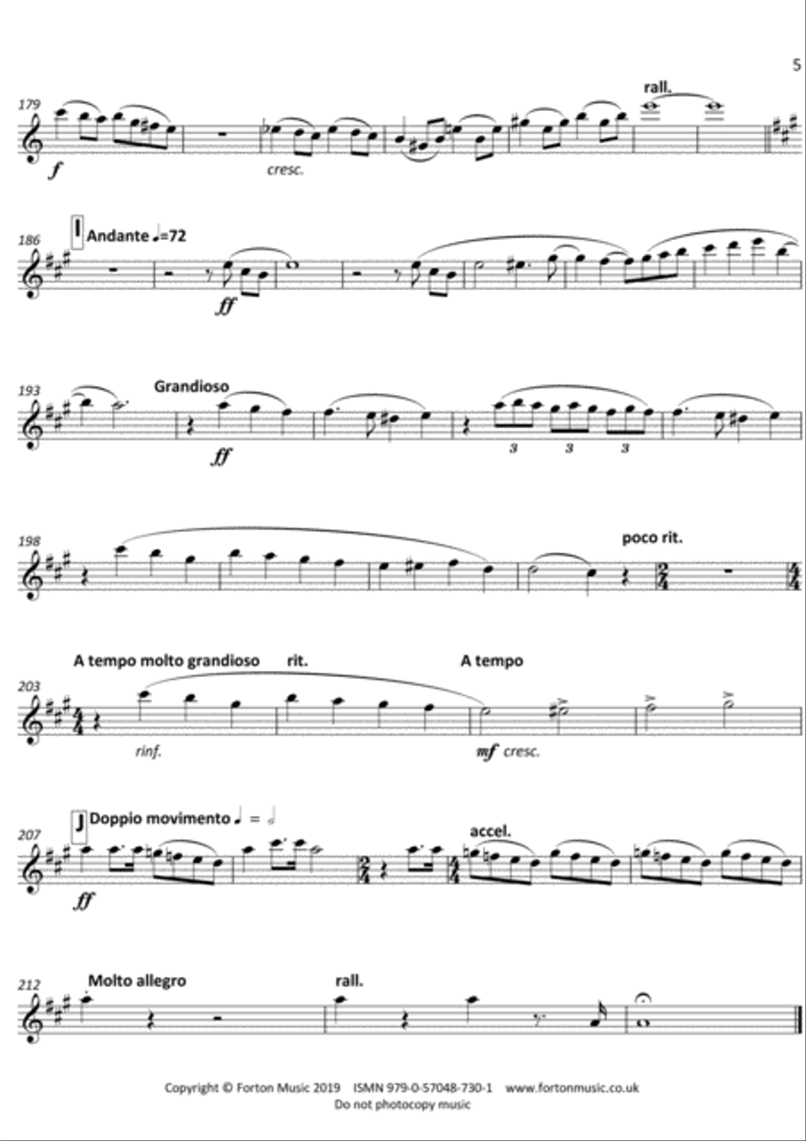 Introduction and Allegro Brillante Flute scores gallery preview page 5