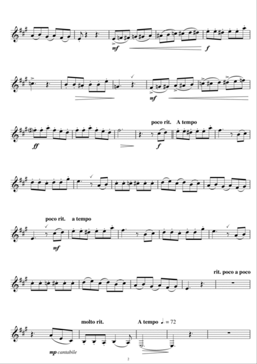 Fawlty Towers Clarinet Solo scores gallery preview page 2