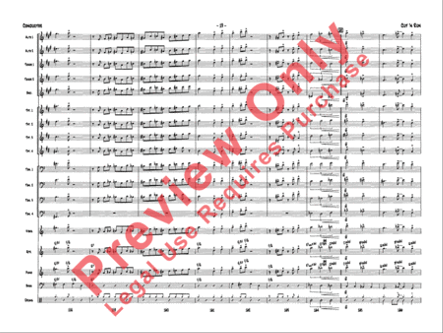 Cut 'n Run Jazz Ensemble scores gallery preview page 22