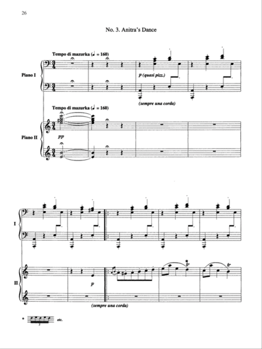 5 Classical Favorites Arranged for Two Pianos, Four Hands Small Ensemble scores gallery preview page 9