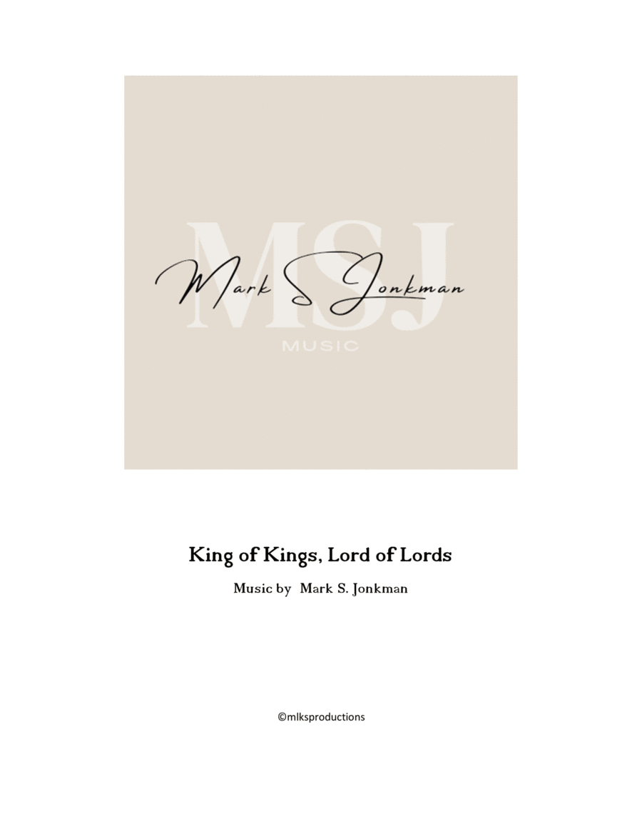 King of Kings, Lord of Lords Flute Solo scores gallery preview page 1