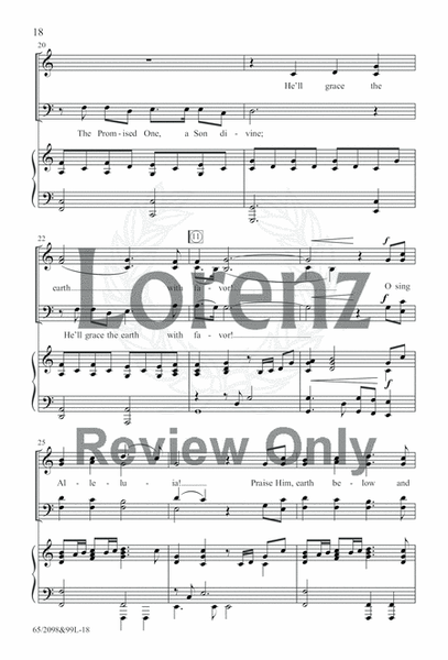 A Child, A King - SATB with Performance CD image number null