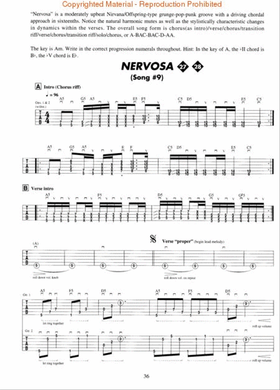 <br>Sheet music extract