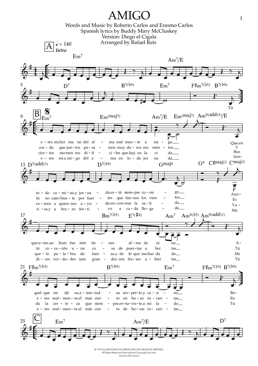 Yo Quiero Amigos Piano scores gallery preview page 1