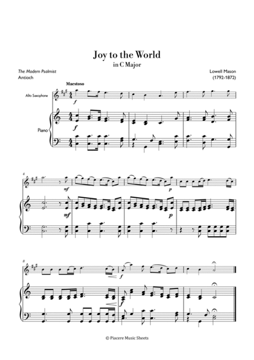 Mason - Joy to the World in C Major - Easy image number null