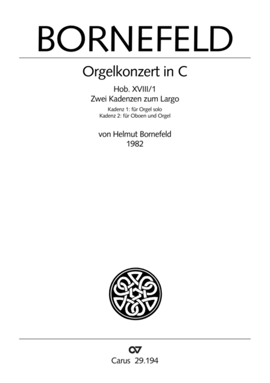 Orgelkonzert in C Orgelkonzert in C Oboe scores gallery preview page 2
