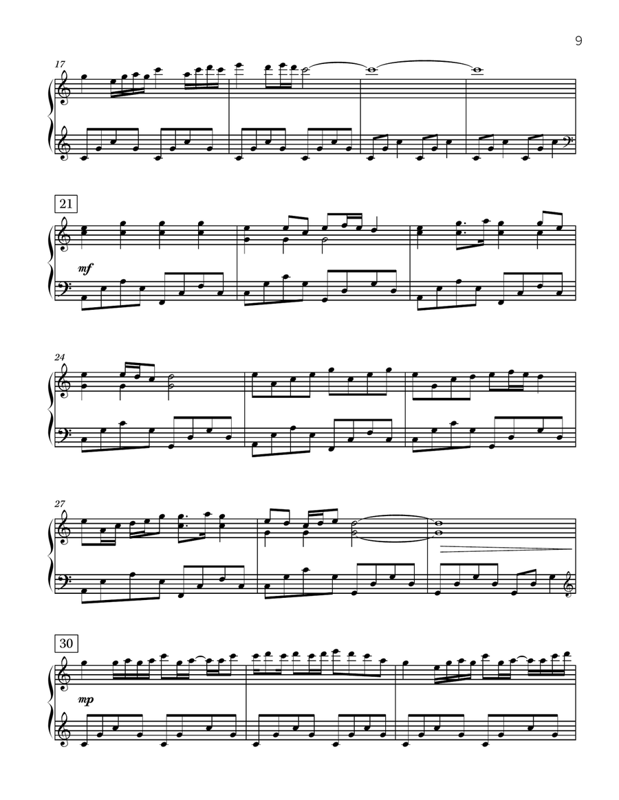 Brethren, We Have Met to Worship (new age piano) Piano Solo scores gallery preview page 2