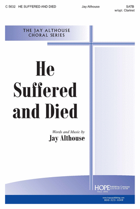 Book cover for He Suffered and Died