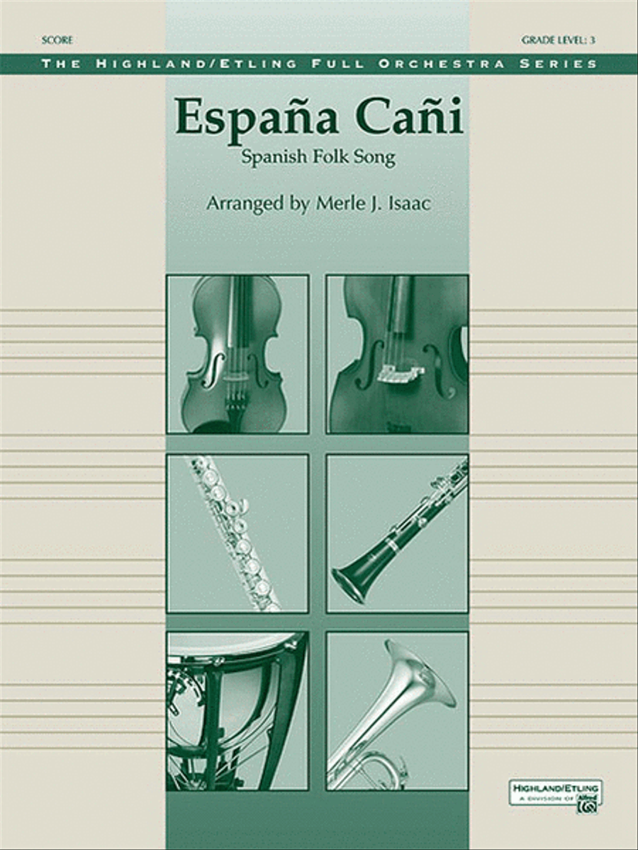 España Cañi Full Orchestra scores gallery preview page 1