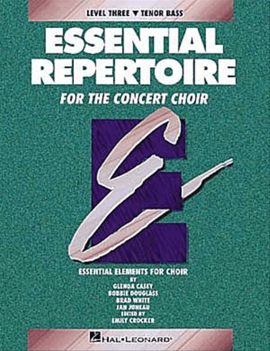 Essential Repertoire for the Concert Choir Choir scores gallery preview page 1