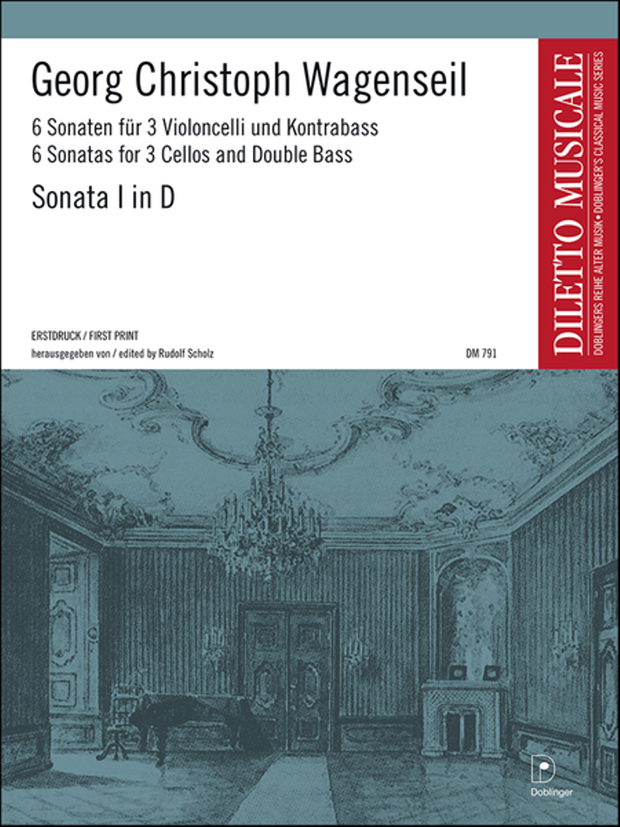 Sonate 1 D-Dur Score and Part scores gallery preview page 1