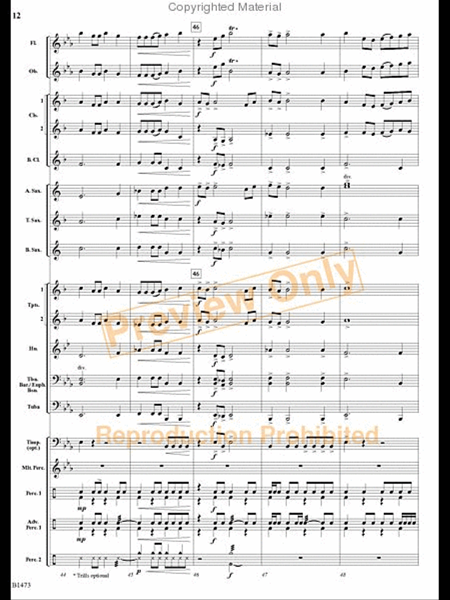 Antiphon Antiphon Concert Band scores gallery preview page 11