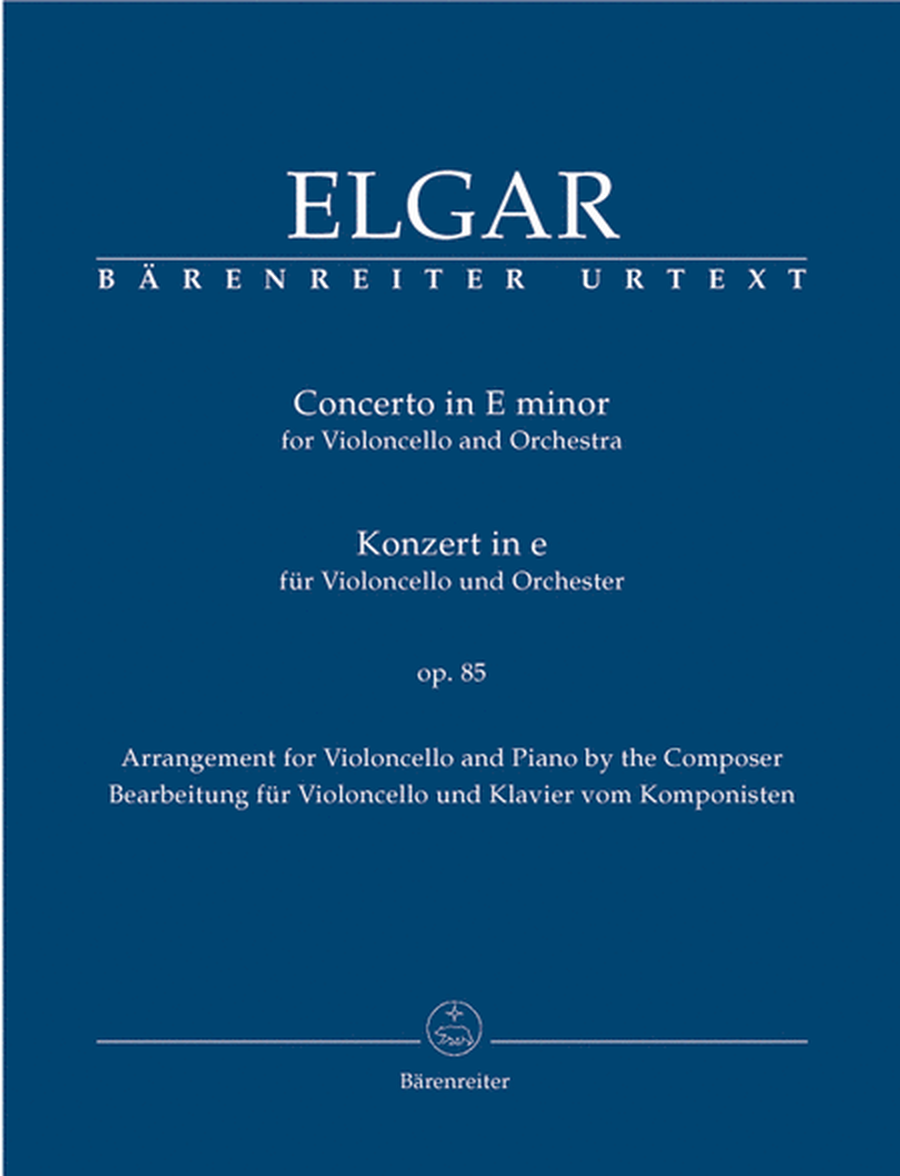 Concerto for Violoncello and Orchestra in E minor, op. 85