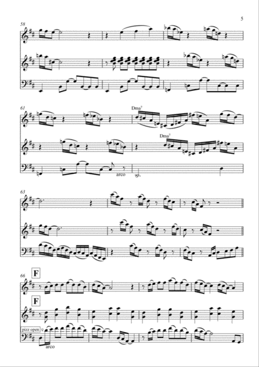 Peace Peace Small Ensemble scores gallery preview page 5