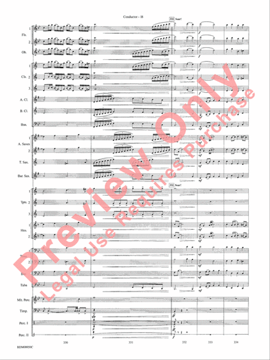 Christmas in the Round Concert Band scores gallery preview page 21