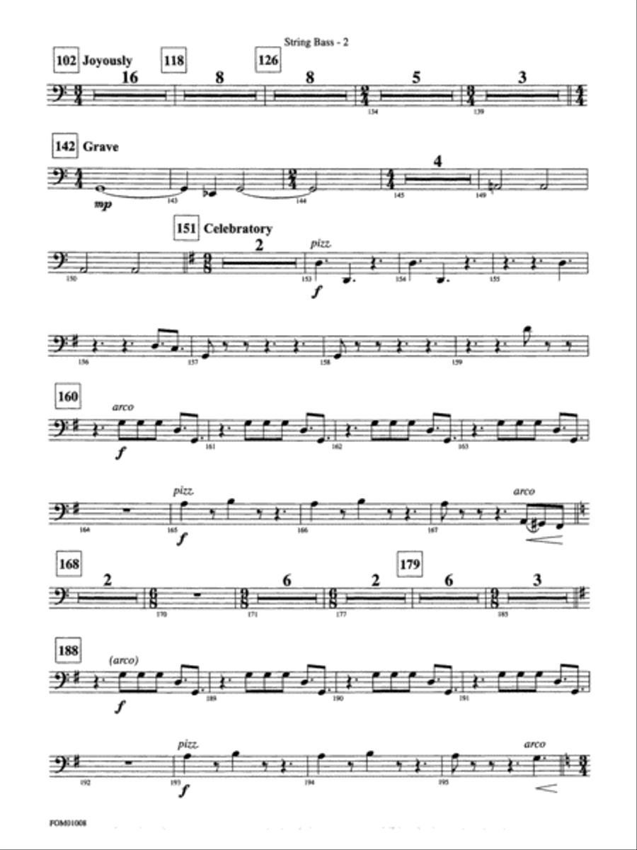 Harry Potter Symphonic Suite: String Bass Full Orchestra scores gallery preview page 2