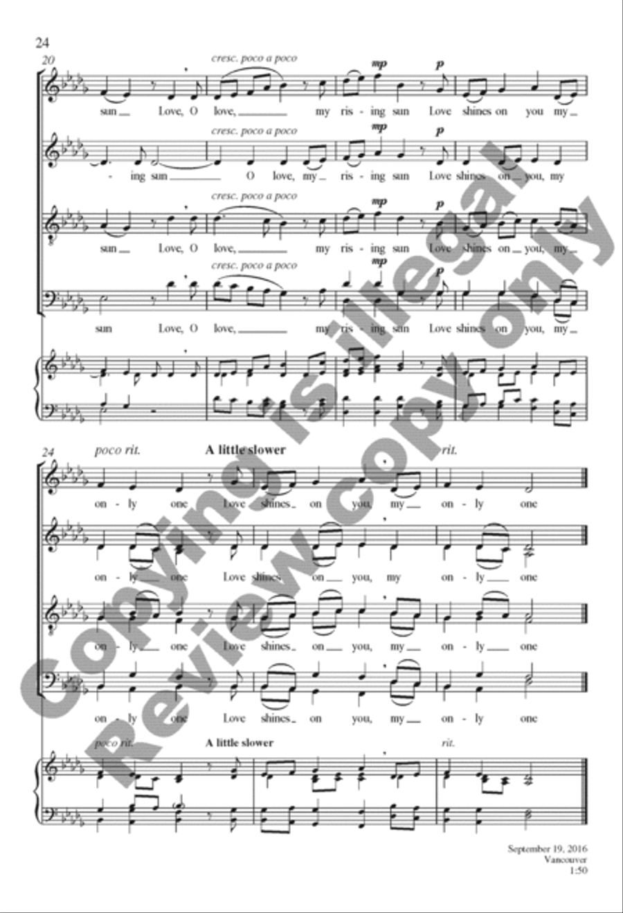 Due South (Complete Collection) 4-Part scores gallery preview page 24