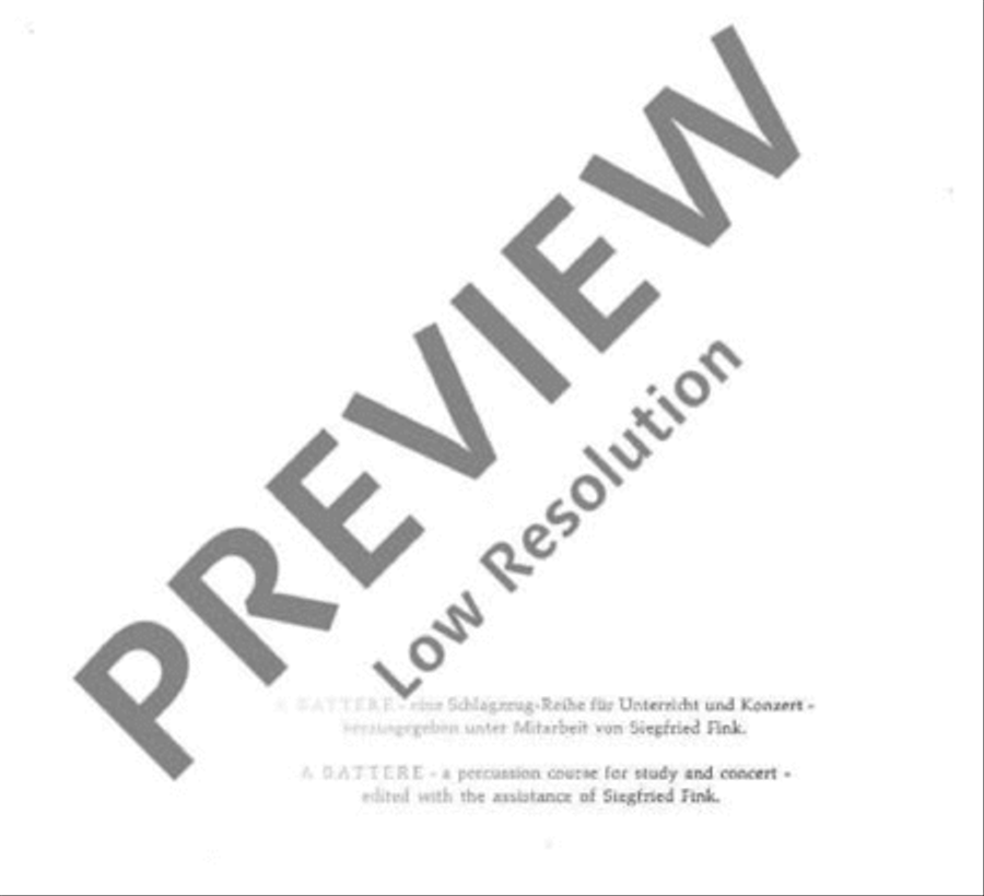 Katalog II Percussion scores gallery preview page 3