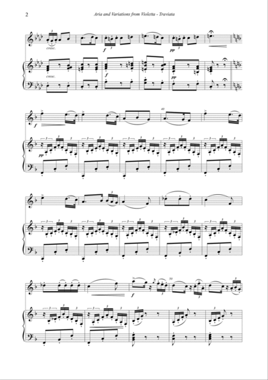 Ah, fors'è lui Chamber Music scores gallery preview page 2