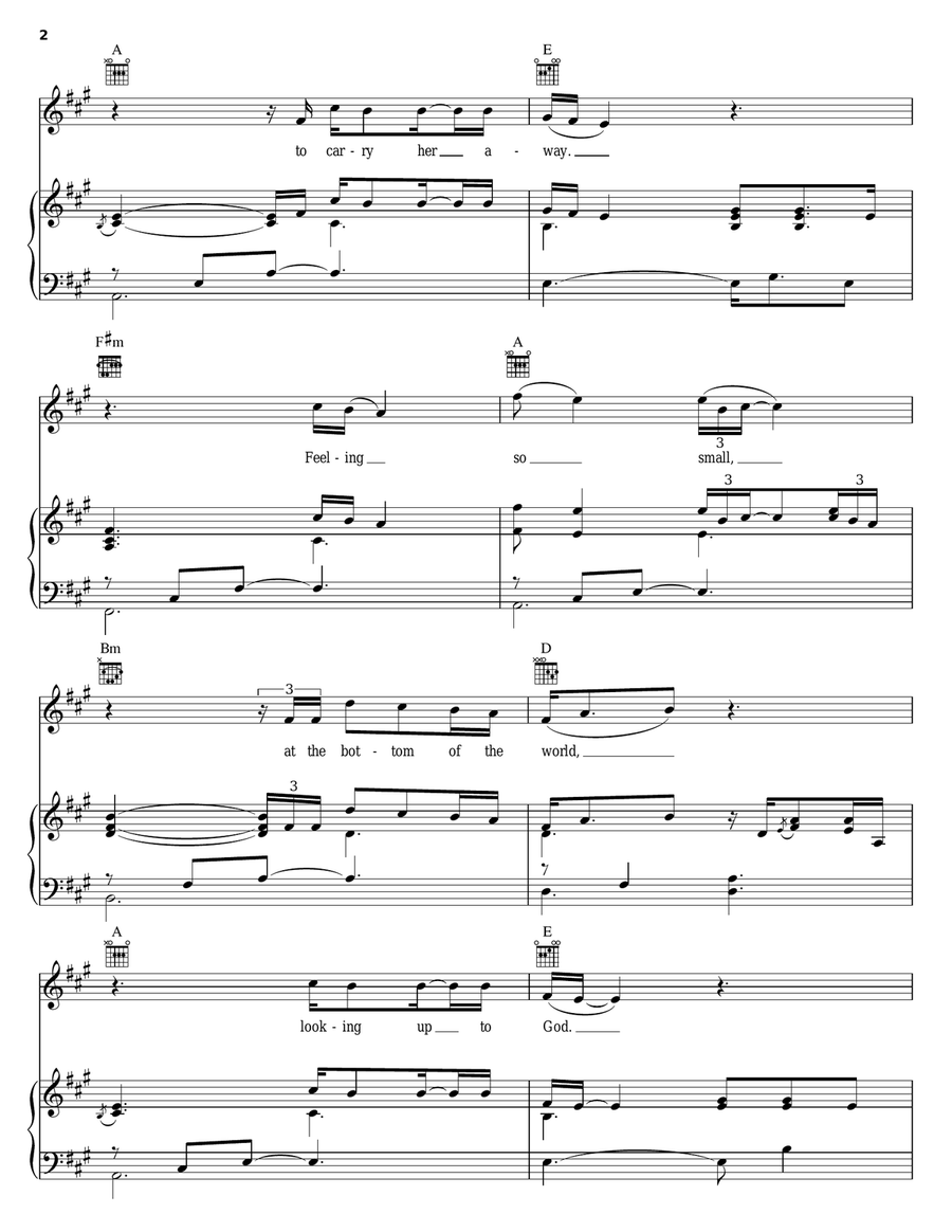 Rosie's Lullaby Rosie's Lullaby Piano, Vocal, Guitar scores gallery preview page 2
