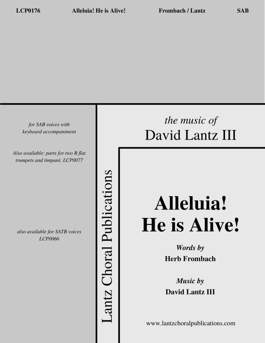 Alleluia! He is Alive! 3-Part scores gallery preview page 1