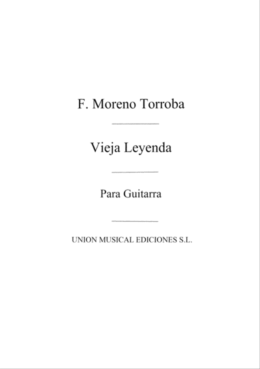 Vieja Leyenda Acoustic Guitar scores gallery preview page 1