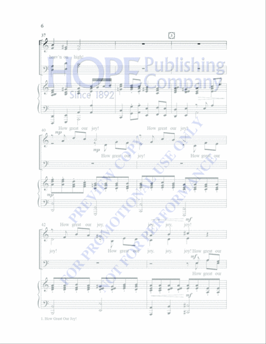 Joy Has Dawned Joy Has Dawned 4-Part scores gallery preview page 12