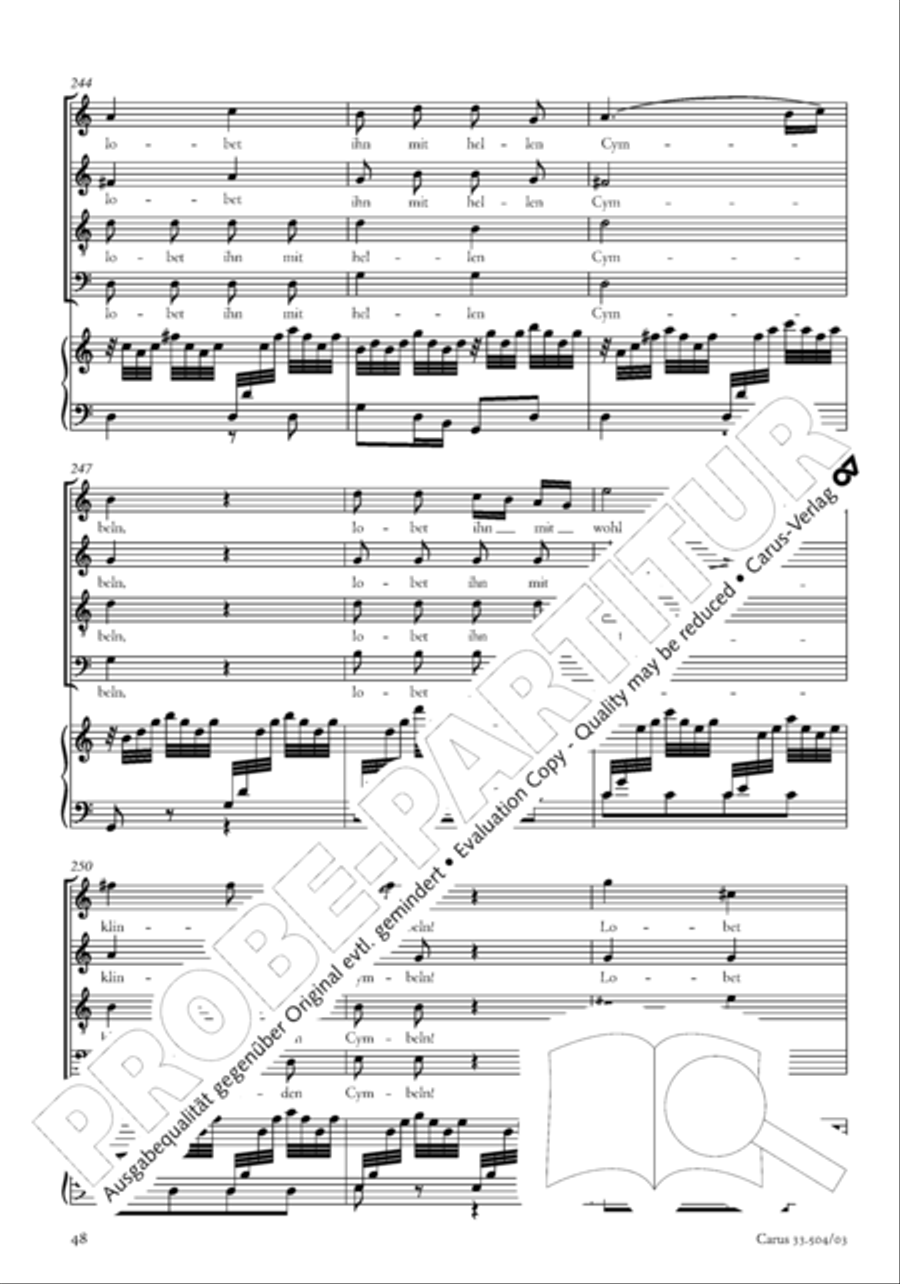 Dank-Hymne der Freundschaft 4-Part scores gallery preview page 49
