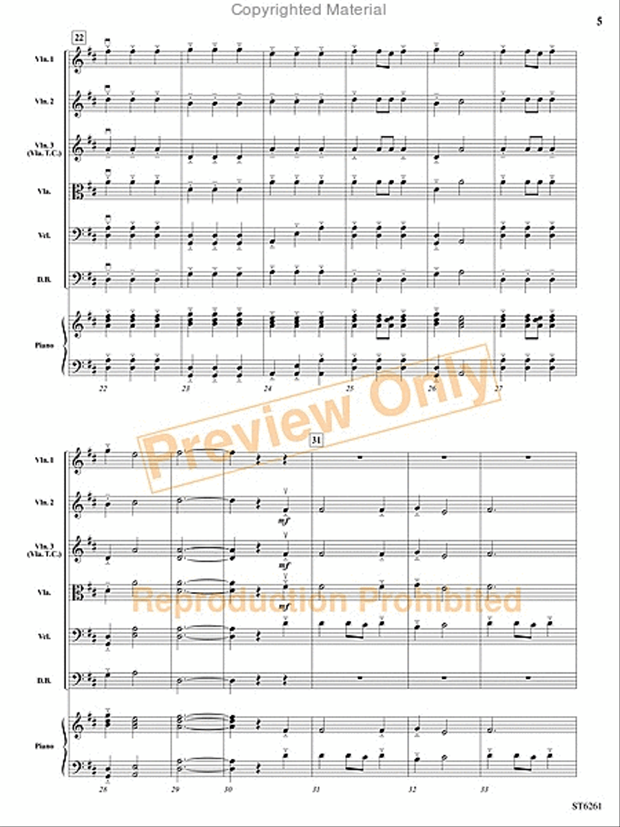 La Cavaleria de Napoles String Orchestra scores gallery preview page 4