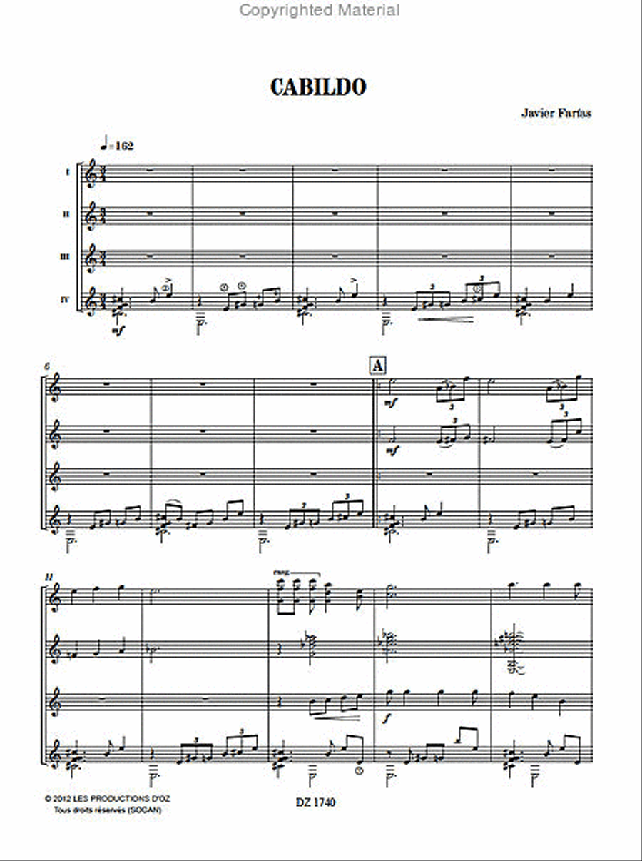 Cabildo Cabildo Guitar Ensemble scores gallery preview page 2