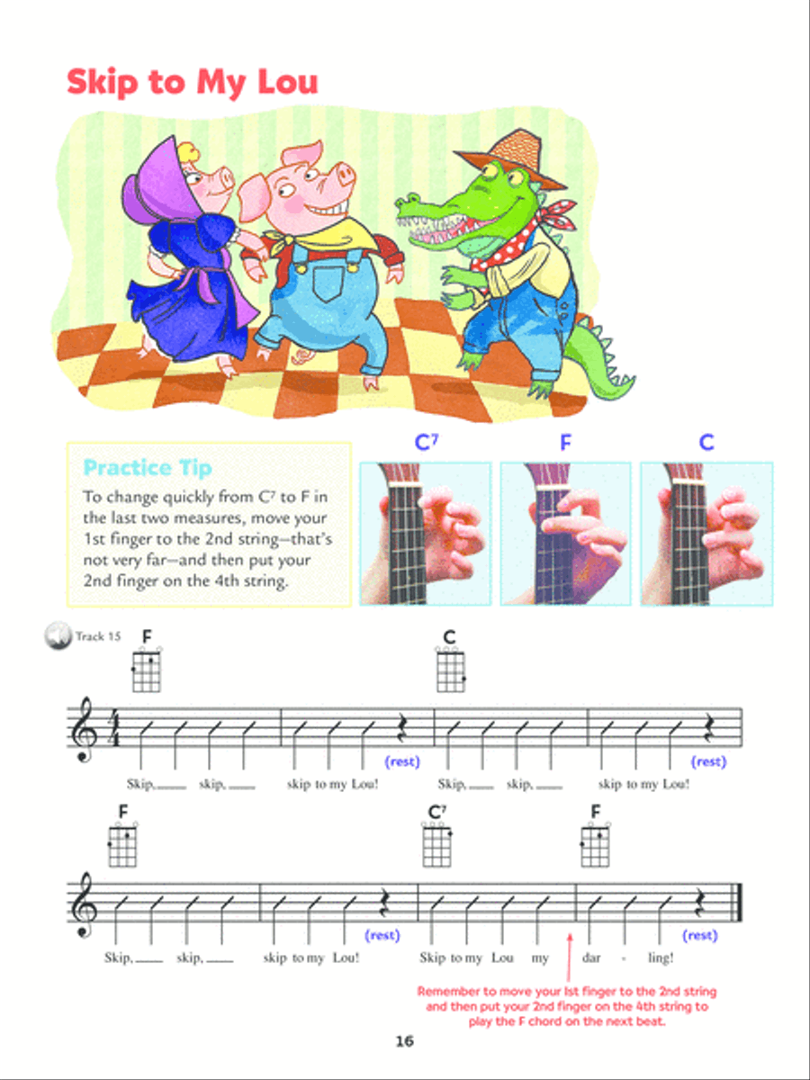 Alfred's Kid's Ukulele Course 1 Ukulele scores gallery preview page 4