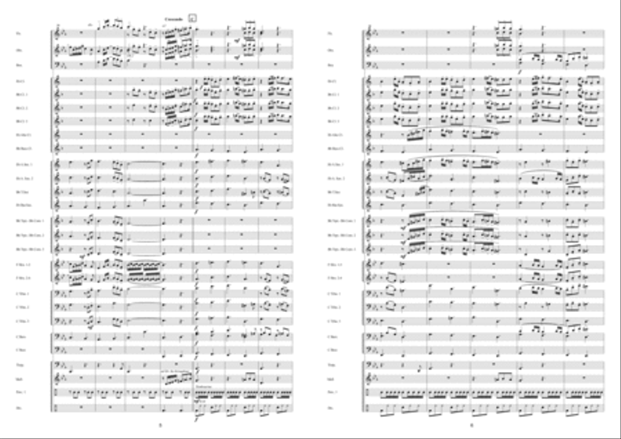 Hijo De La Luna Hijo De La Luna Concert Band scores gallery preview page 4