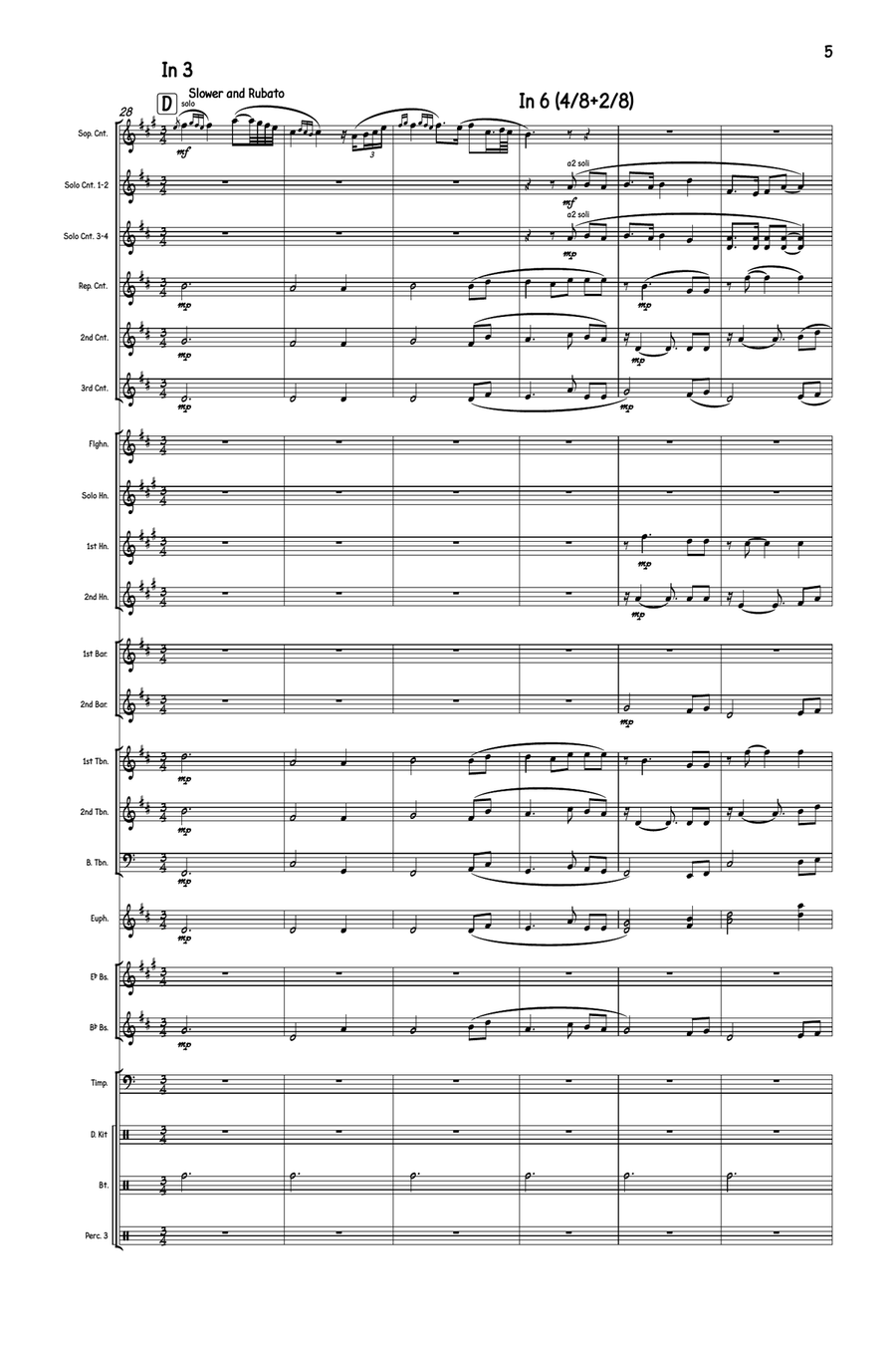 Stoick's Ship Brass Band scores gallery preview page 5