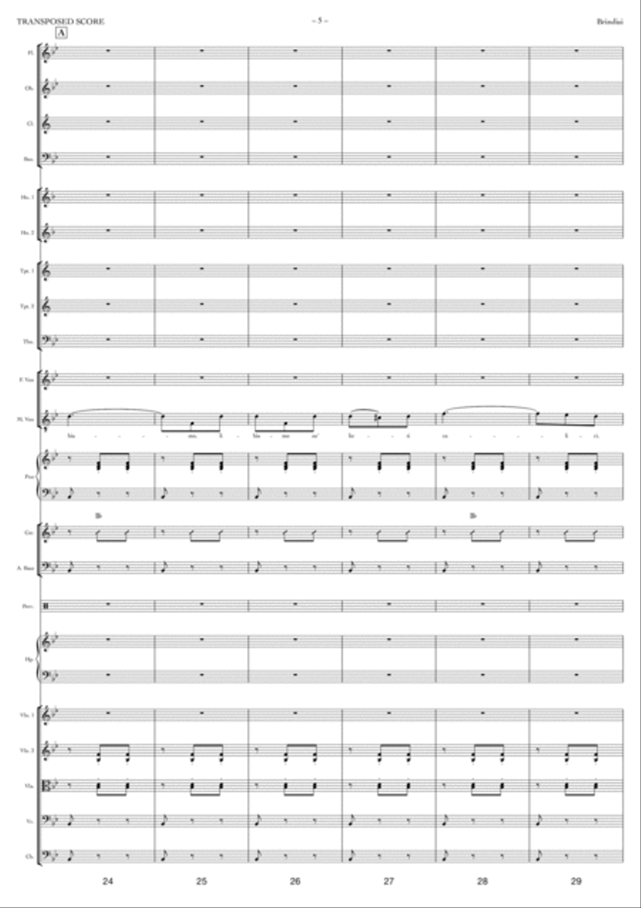 Brindisi Full Orchestra scores gallery preview page 5