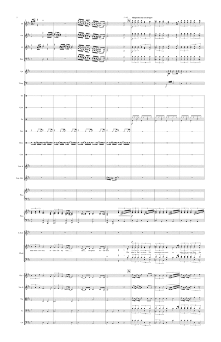 The Great Architect Choir scores gallery preview page 2