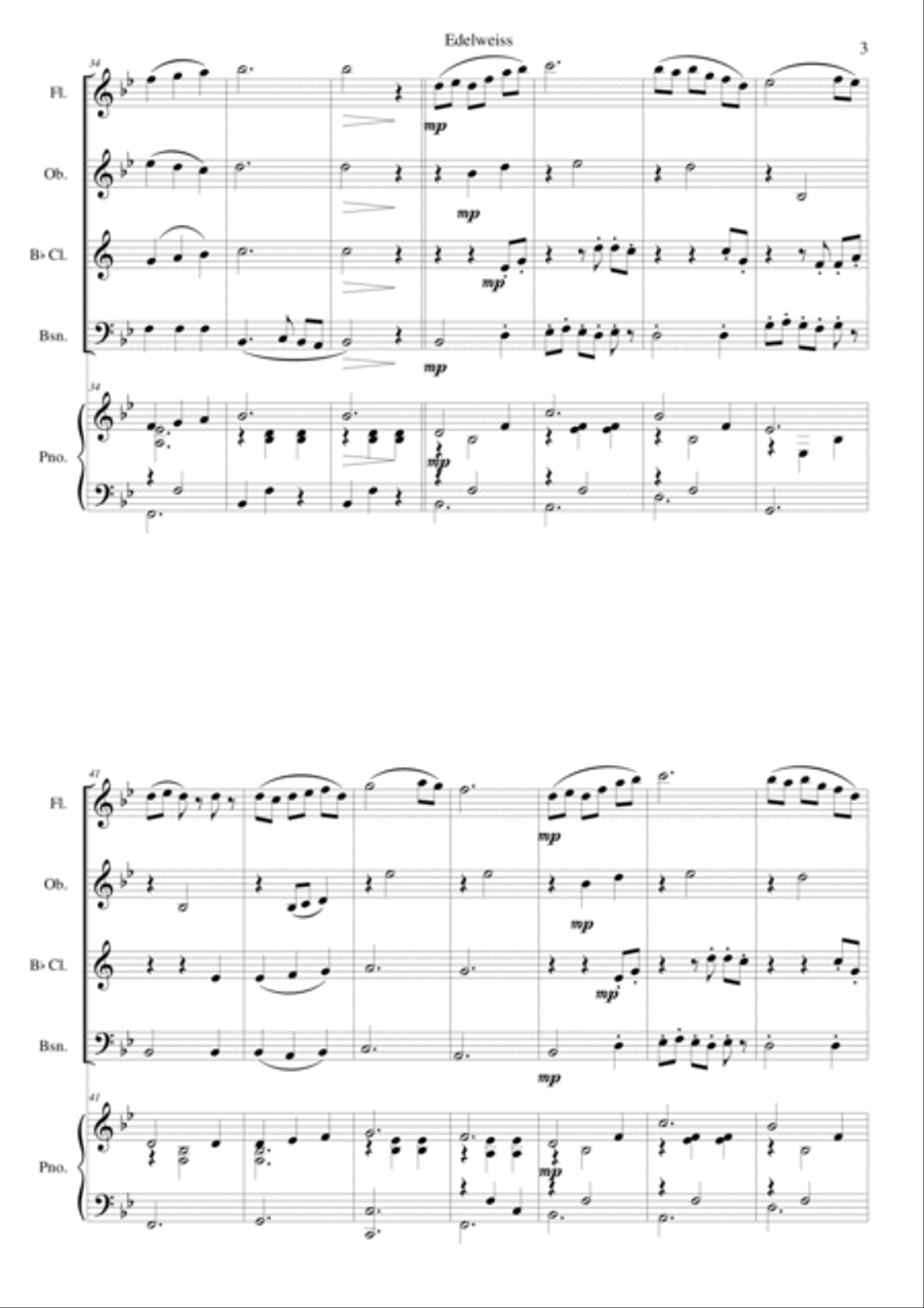 Edelweiss Bassoon scores gallery preview page 3