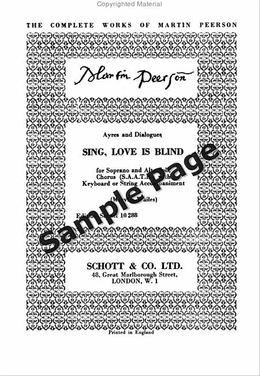 Sing Love Is Blind**pop** 4-Part scores gallery preview page 2