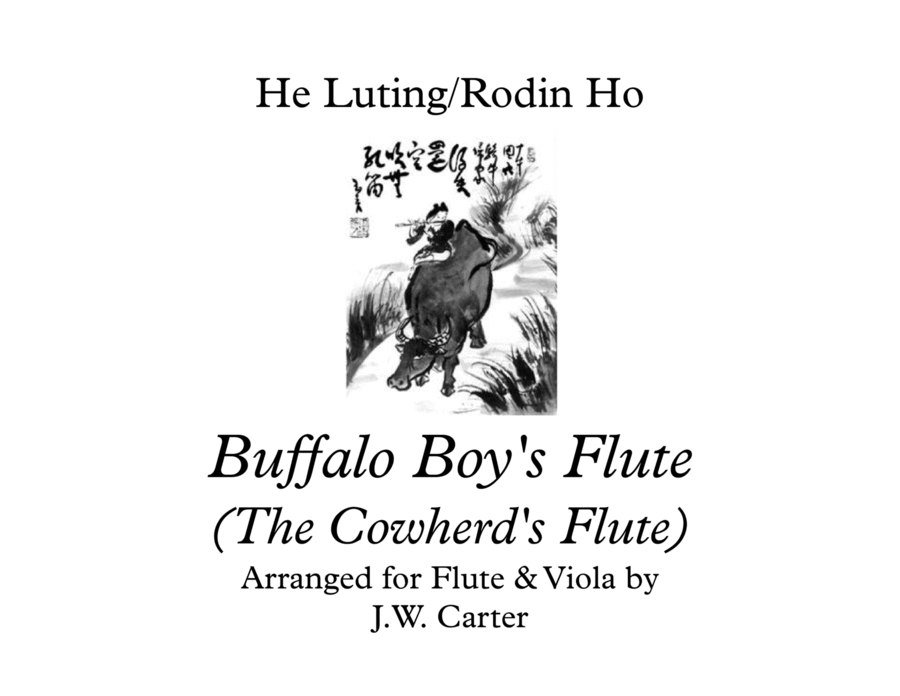 Buffalo Boy's Flute Flute scores gallery preview page 1