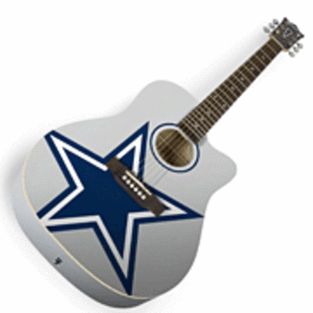 Dallas Cowboys Acoustic Guitar