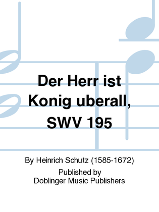 Book cover for Herr ist Konig uberall, Der, SWV 195