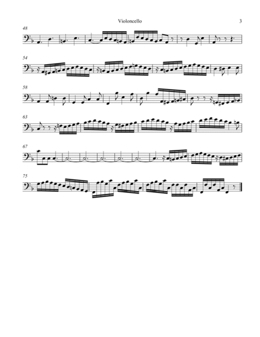 Sonata #4, Op. 2 for String Quartet image number null