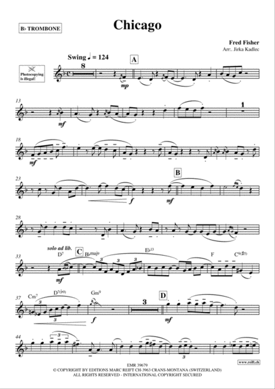Chicago Piano Accompaniment scores gallery preview page 4