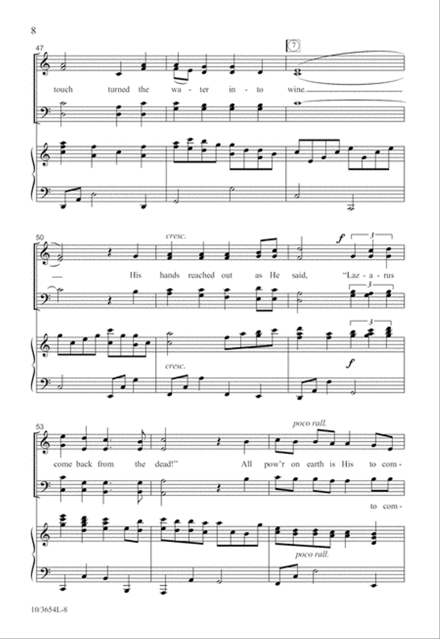 His Hands His Hands 4-Part scores gallery preview page 9